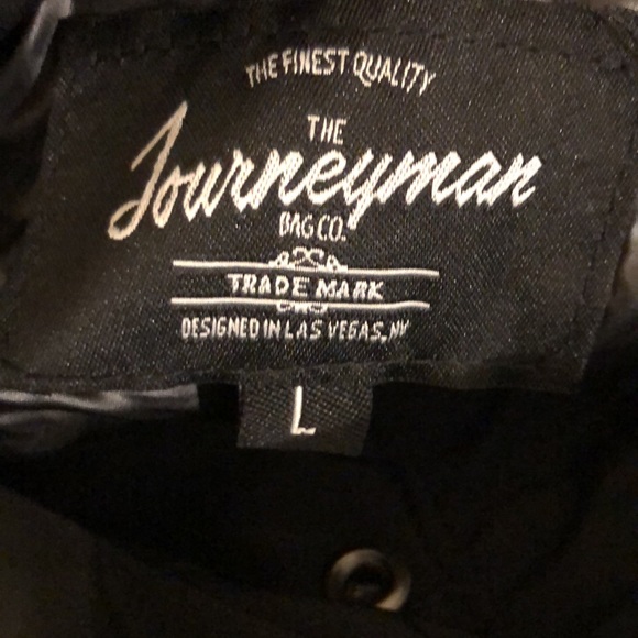 Black puffer long coat with faux fur hood size Large - Picture 6 of 16